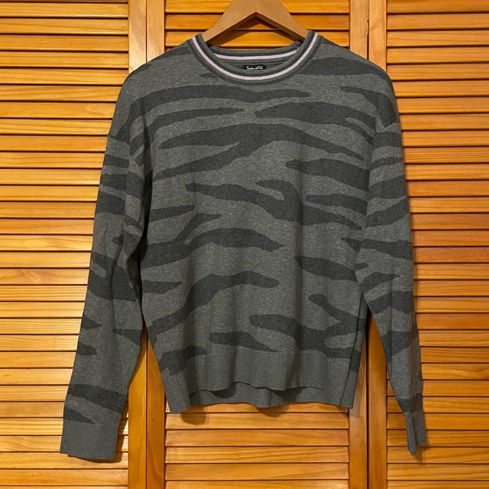 Splendid Camo Sweater
